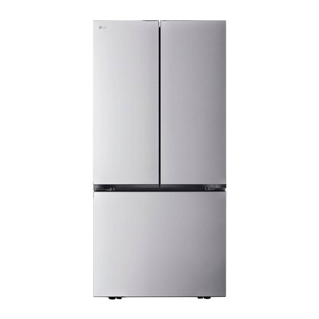 Réfrigérateur porte française 33 po, 20,8 pi³ à 3 portes Inox avec Machine à glaçons
