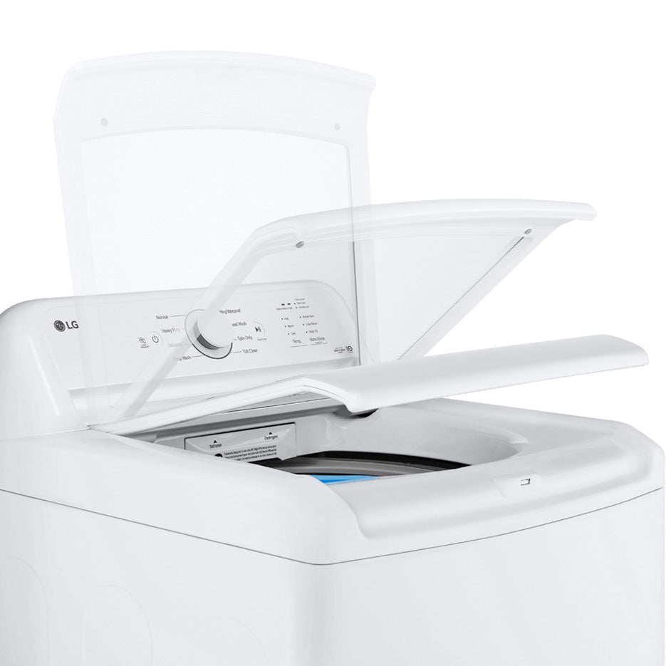 Laveuse à chargement vertical 27 po, 4,8 pi³ Blanc avec Technologie TurboDrum™