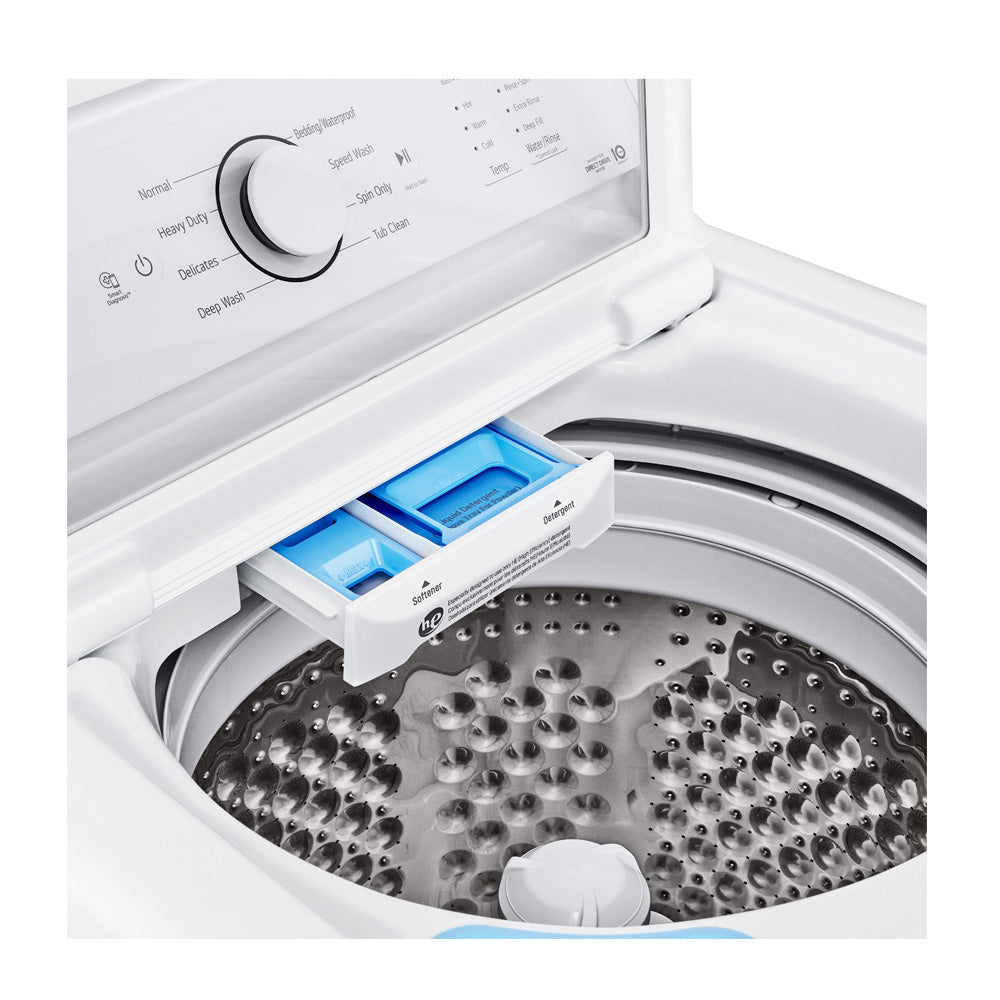 Laveuse à chargement par le haut 27 po, 4,8 pi³, Blanc - Écoénergétique et silencieuse