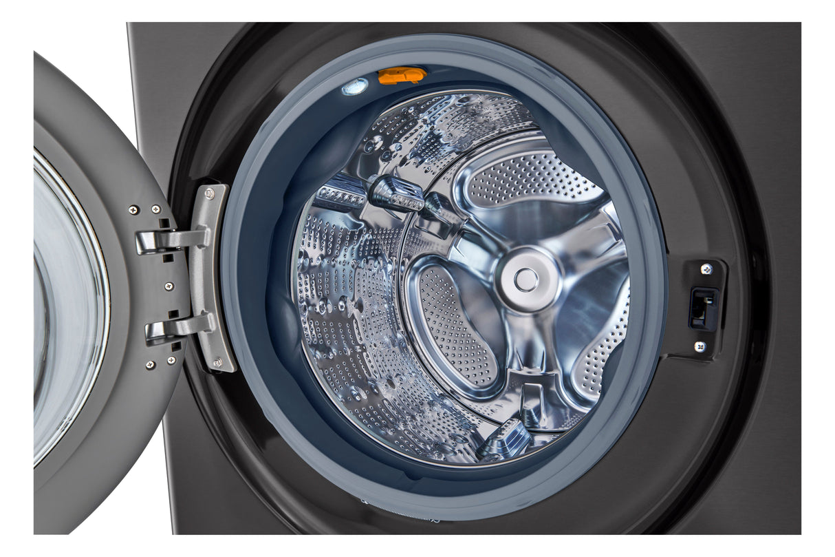 Tour de lavage chargement frontal 32 po 5,8 pi³/7,4 pi³ Inox noir