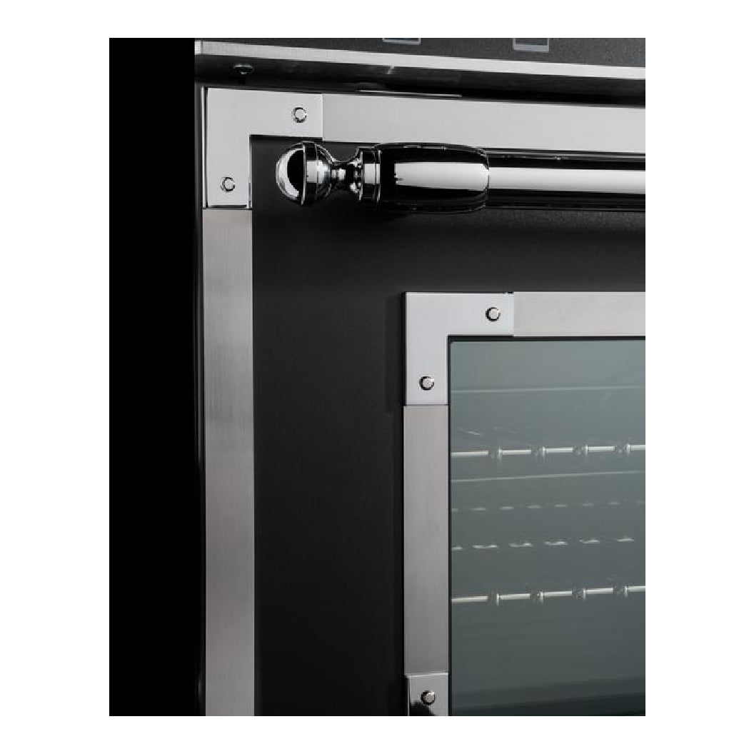 Cuisinière à induction 36 po, 5,7 pi³ Inox noir - Série Héritage avec Air Fry