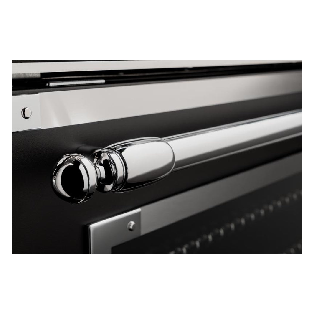 Cuisinière à induction 36 po, 5,7 pi³ Inox noir - Série Héritage avec Air Fry