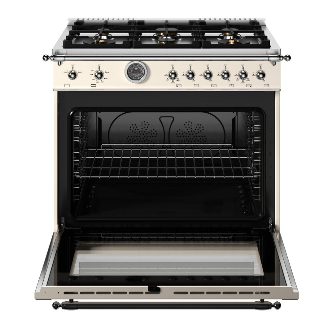 Cuisinière à gaz 36 po, 5,9pi³ avec 6 brûleurs - Série Heritage