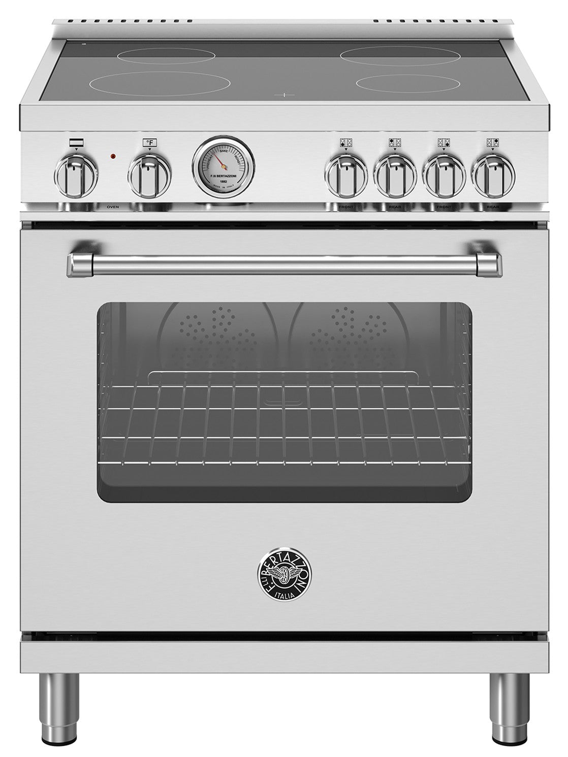 Cuisinière à induction 30 po, 4,7 pi³ Inox - Série Master avec convection double