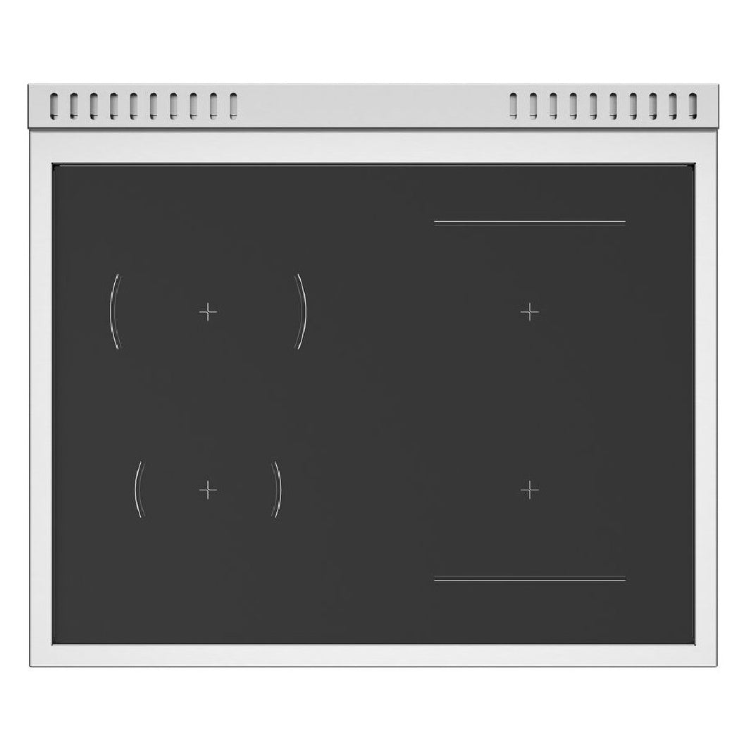 Cuisinière à induction 30 po, 4,7 pi³ Noir - Série Master avec double convection