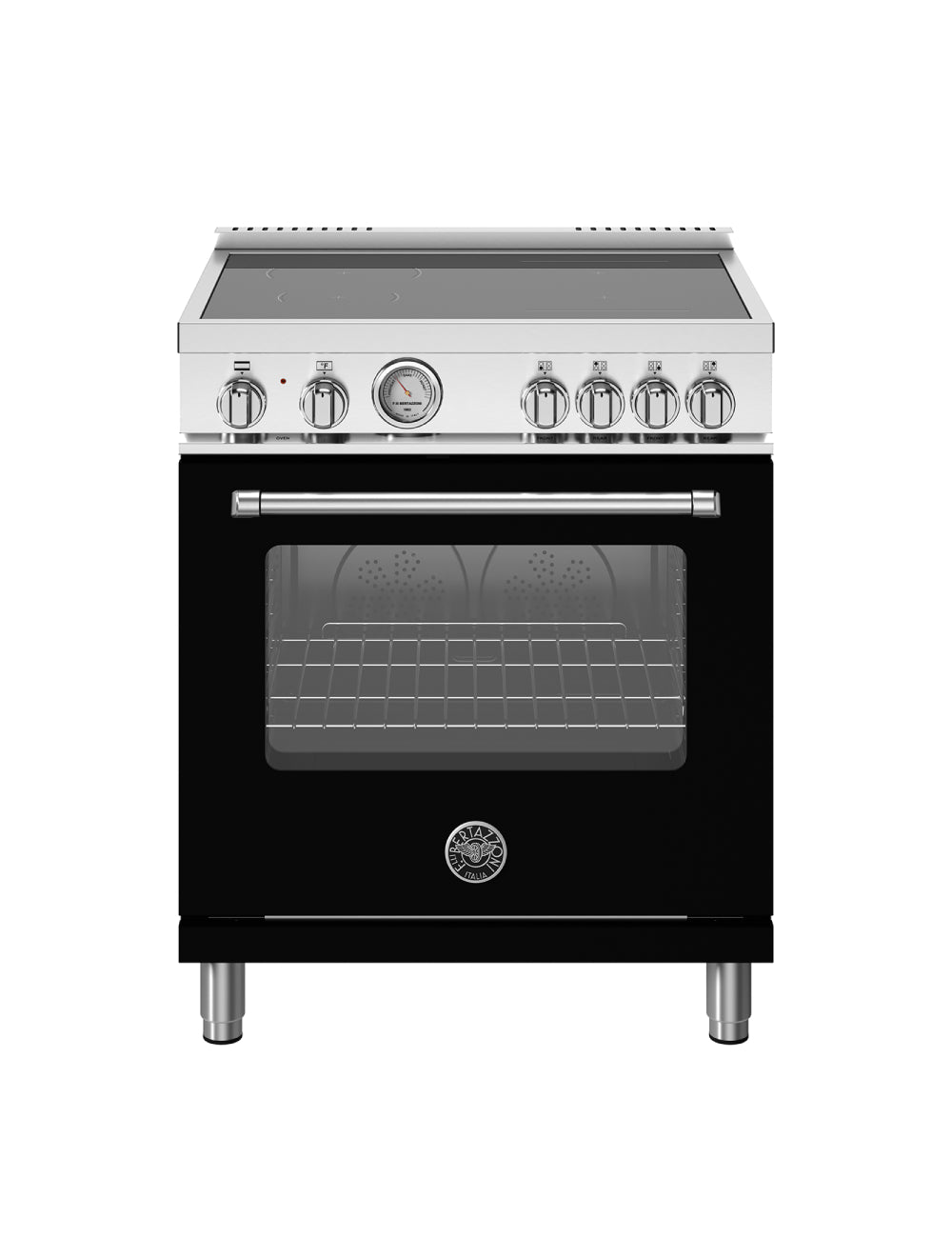 Cuisinière à induction 30 po, 4,7 pi³ Noir - Série Master avec double convection