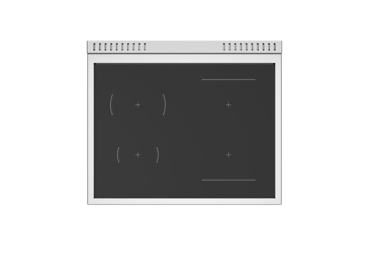 Cuisinière à induction 30 po, 4,7 pi³ Inox - Série Master avec double convection