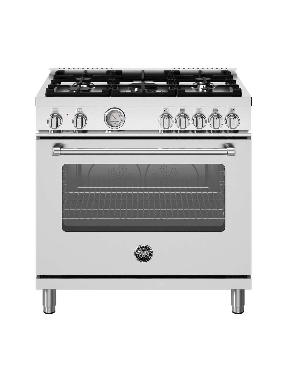 Cuisinière biénergie autoportante 36 po. 5,9 pi³