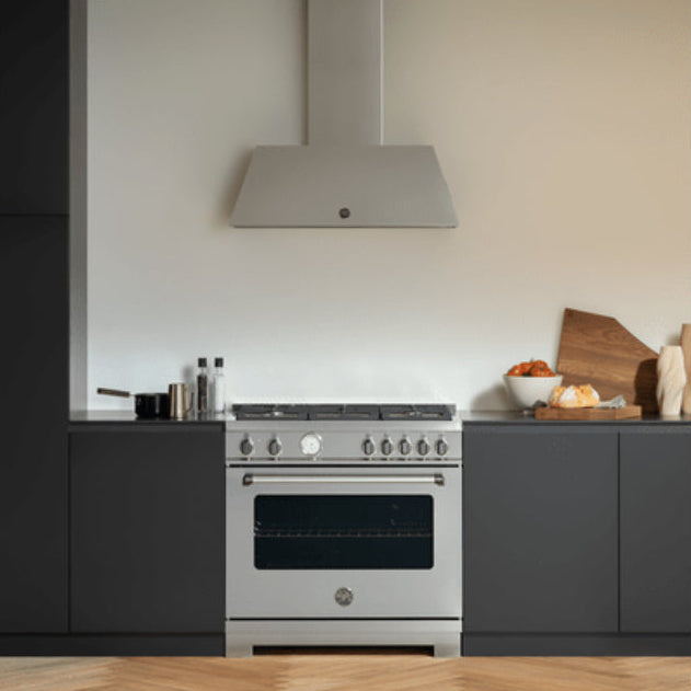 Cuisinière au gaz 36 po, 5,9 pi³ avec Convection double et Brûleur double anneau - Série Master
