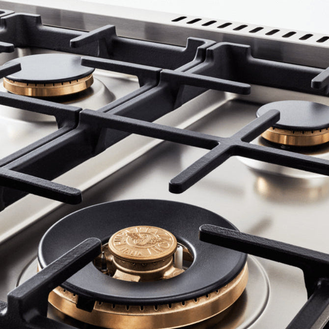 Cuisinière biénergie 36 po, 5,7 pi³ avec Convection double et Air Fry - Série Professional