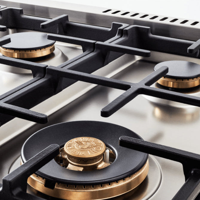 Cuisinière au gaz 36 po, 5,9 pi³ avec Convection double et Brûleurs MonoBloc - Série Professional