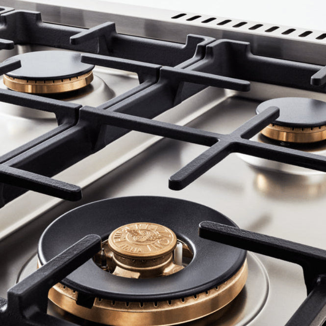 Cuisinière double au gaz 48 po, 4,7 pi³ avec plaque de cuisson intégrée - Série Professional