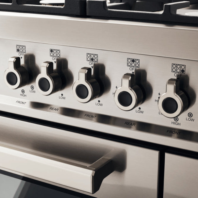 Cuisinière double au gaz 48 po, 4,7 pi³ avec plaque de cuisson intégrée - Série Professional