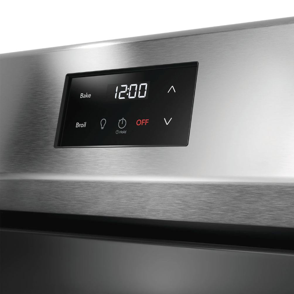 Cuisinière électrique 30 po, 5,3 pi³ Inox avec Élément SpaceWise® et Quick Broil