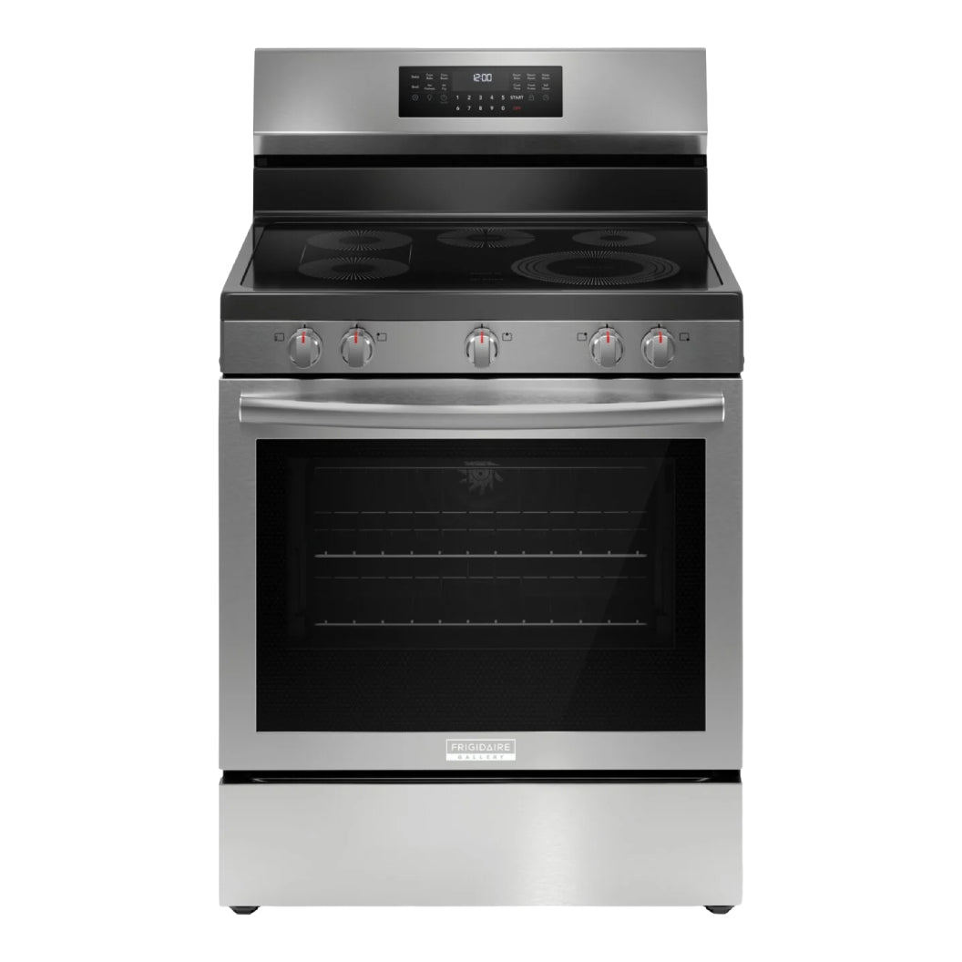 Cuisinière électrique 30 po, 5,3 pi³ Inox avec Convection totale, Air Fry et Air Sous Vide