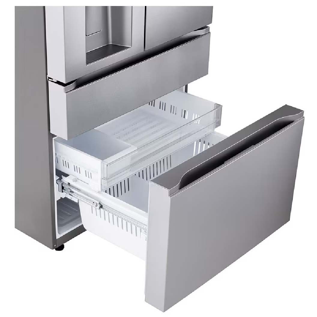 Réfrigérateur porte française intelligent 36 po, 29 pi³, 4 portes Inox avec tiroir Full-Convert™