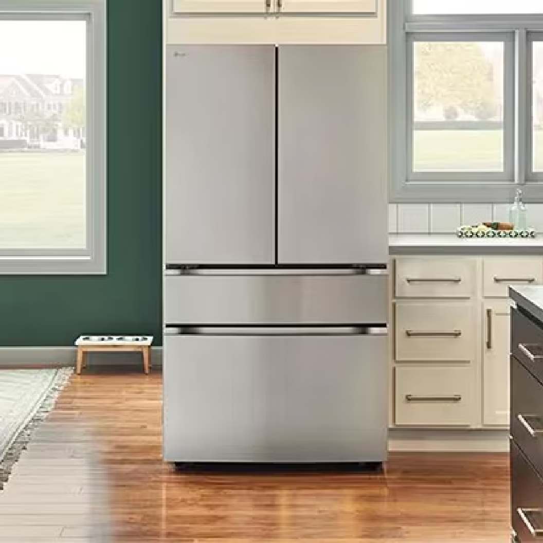 Réfrigérateur porte française intelligent 36 po, 29 pi³, 4 portes Inox avec tiroir Full-Convert™