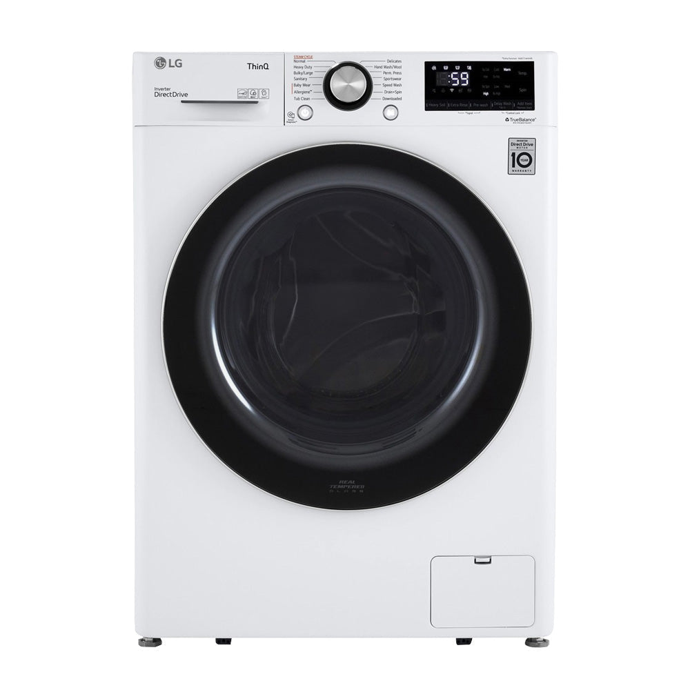 Laveuse à chargement frontal 2,4 pi³ compacte, blanche