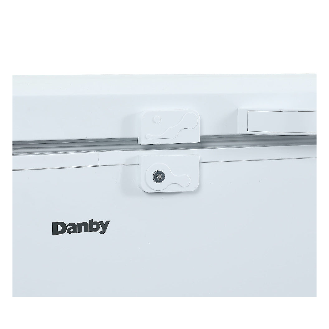 Congélateur coffre à 2 portes 67 po, 17,3 pi³ Blanc