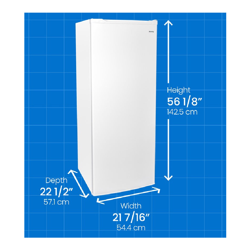 Congélateur vertical 22 po, 6,0 pi³ Blanc