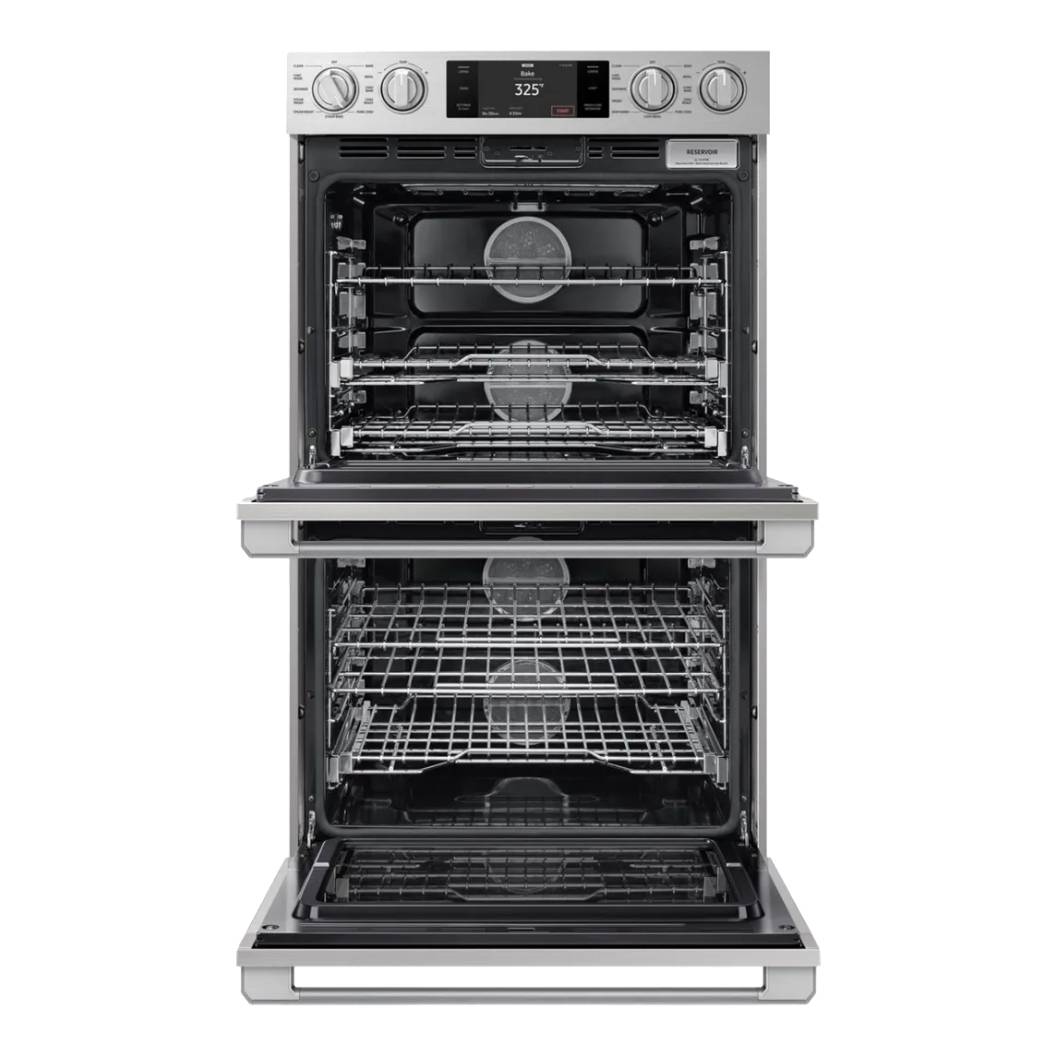 Four encastrable double à vapeur 30 po Inox Argent