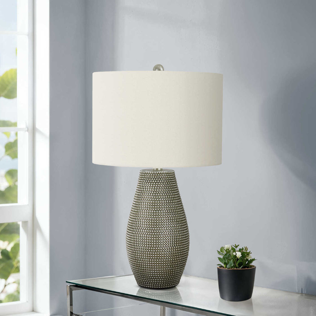 Lampe de table en résine texturée 24 po - I 9654-9655