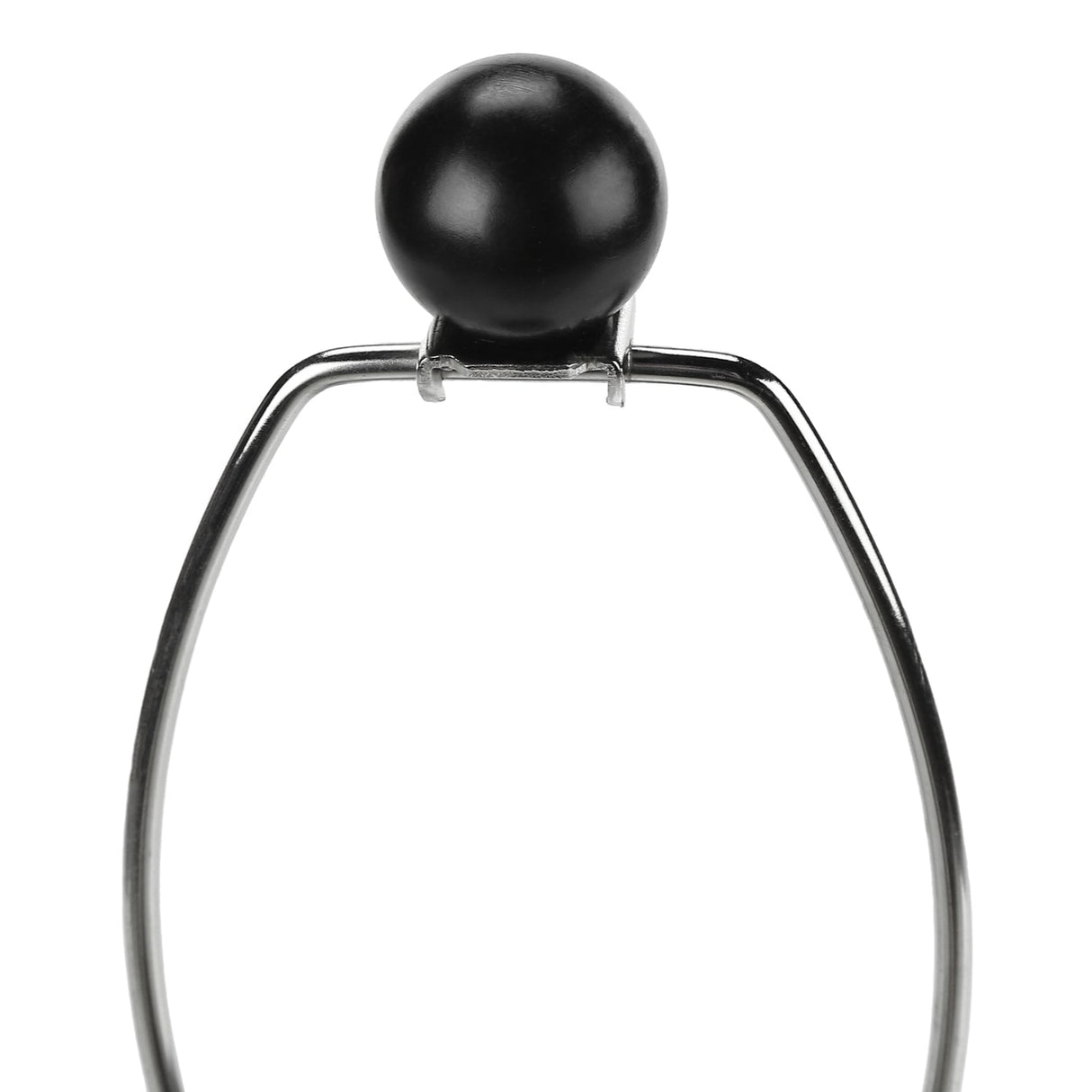 Lampe de table en résine noire texturée 24 po.