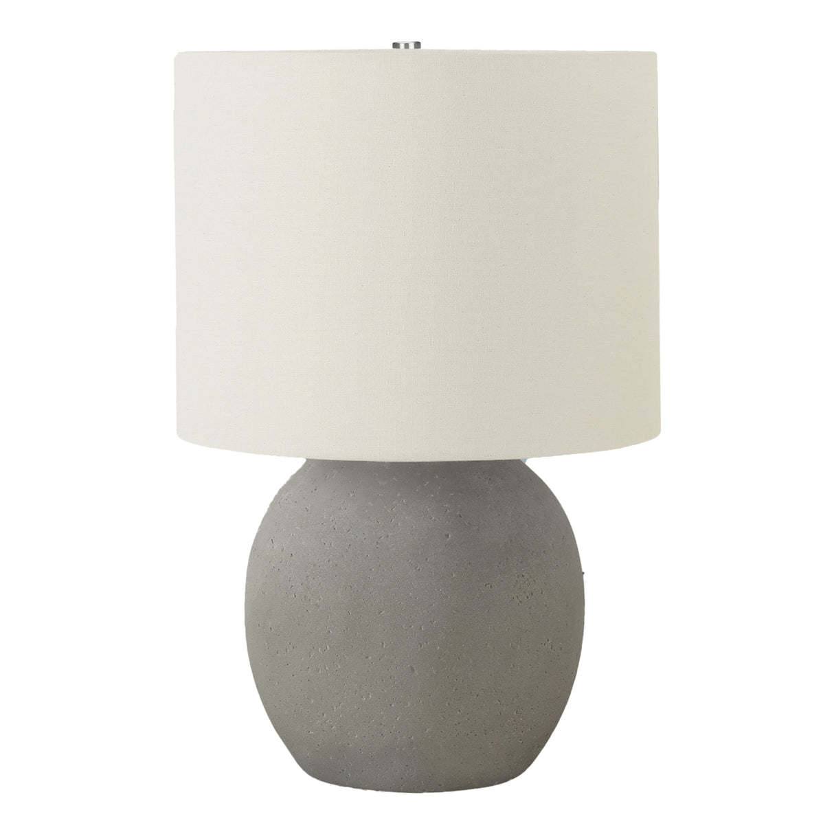 Lampe de table en béton gris 20 po.