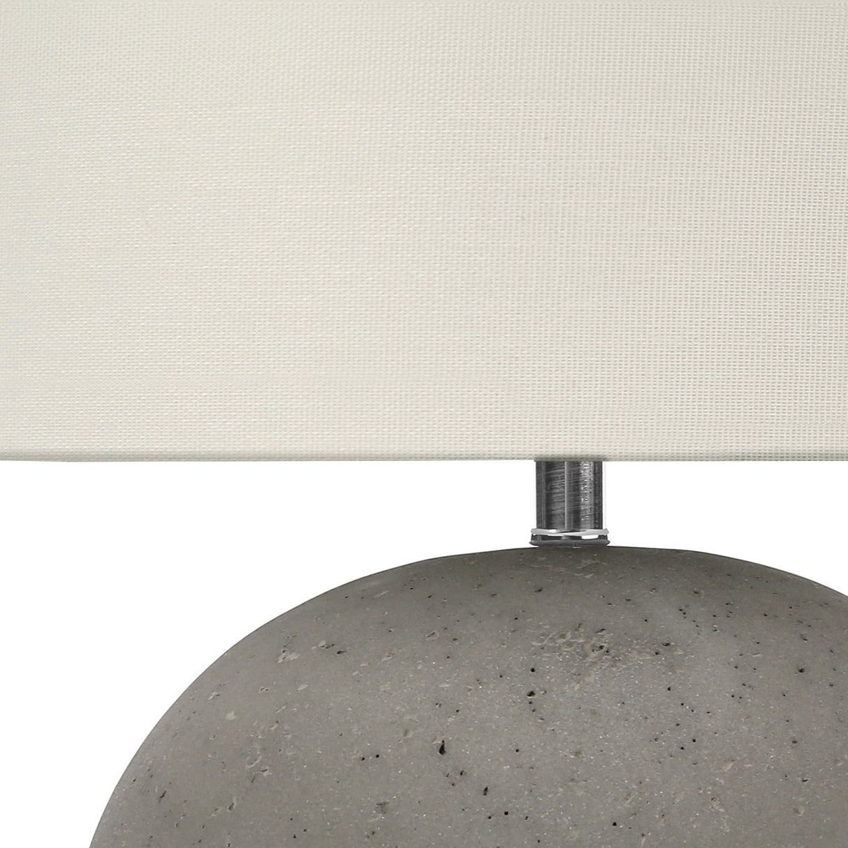 Lampe de table en béton gris 20 po.