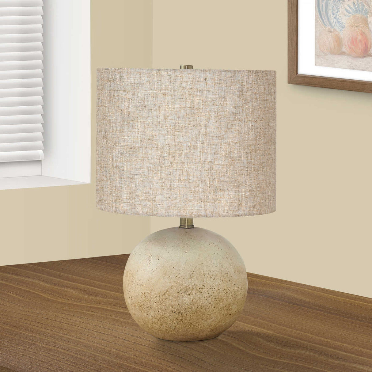 Lampe de table en béton texturé 20 po - I 9717-9718