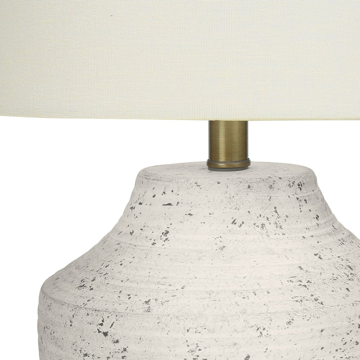 Lampe de table en béton crème 20 po.