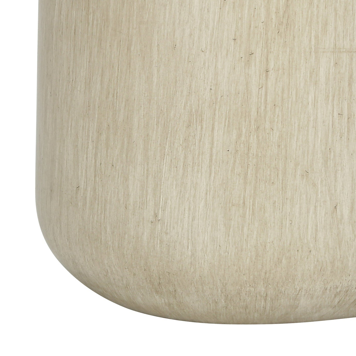 Lampe de table en béton beige lisse 24 po.