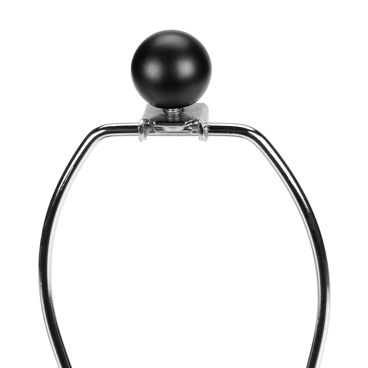 Lampe de table en béton noir lisse 24 po.