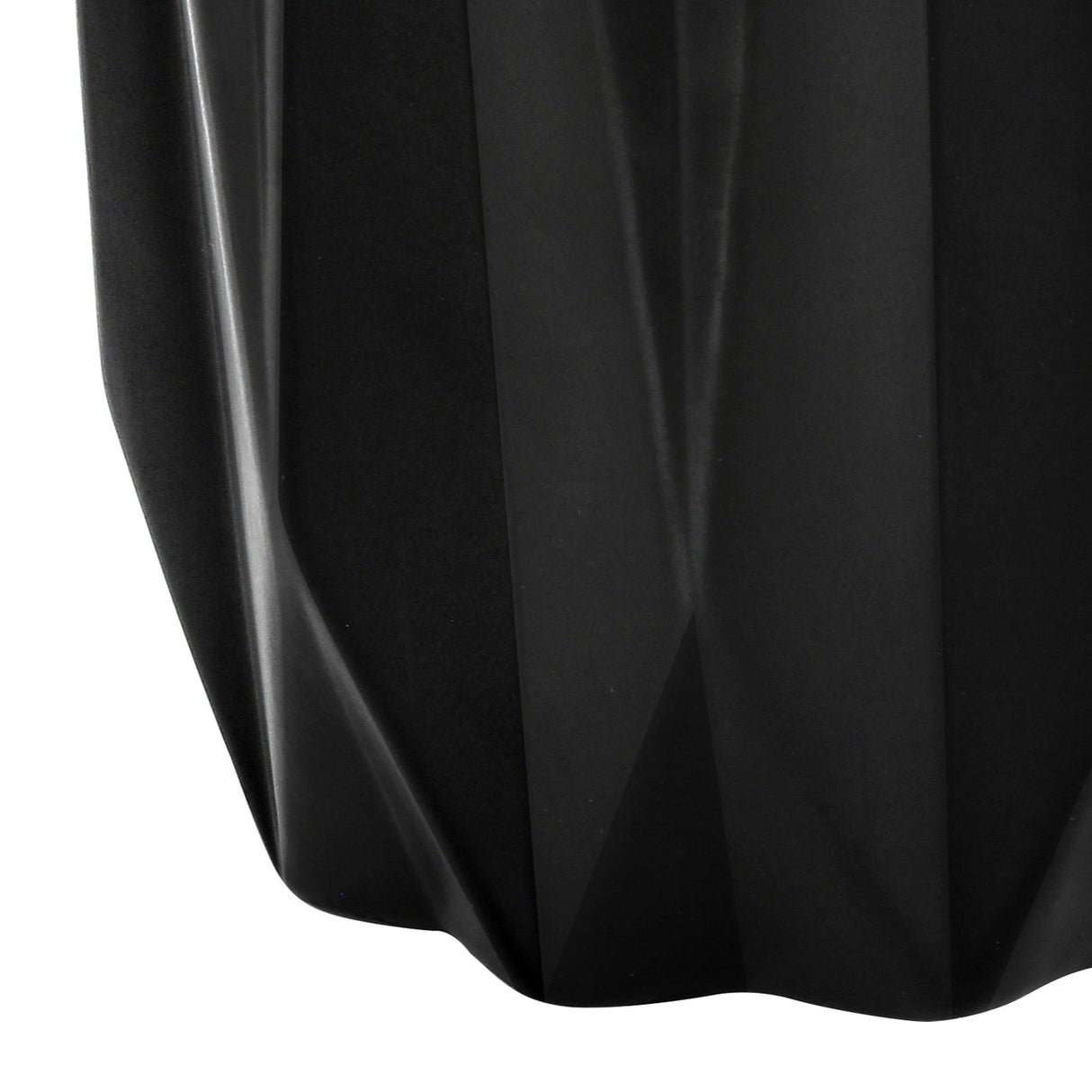 Lampe de table en céramique noire 25 po.