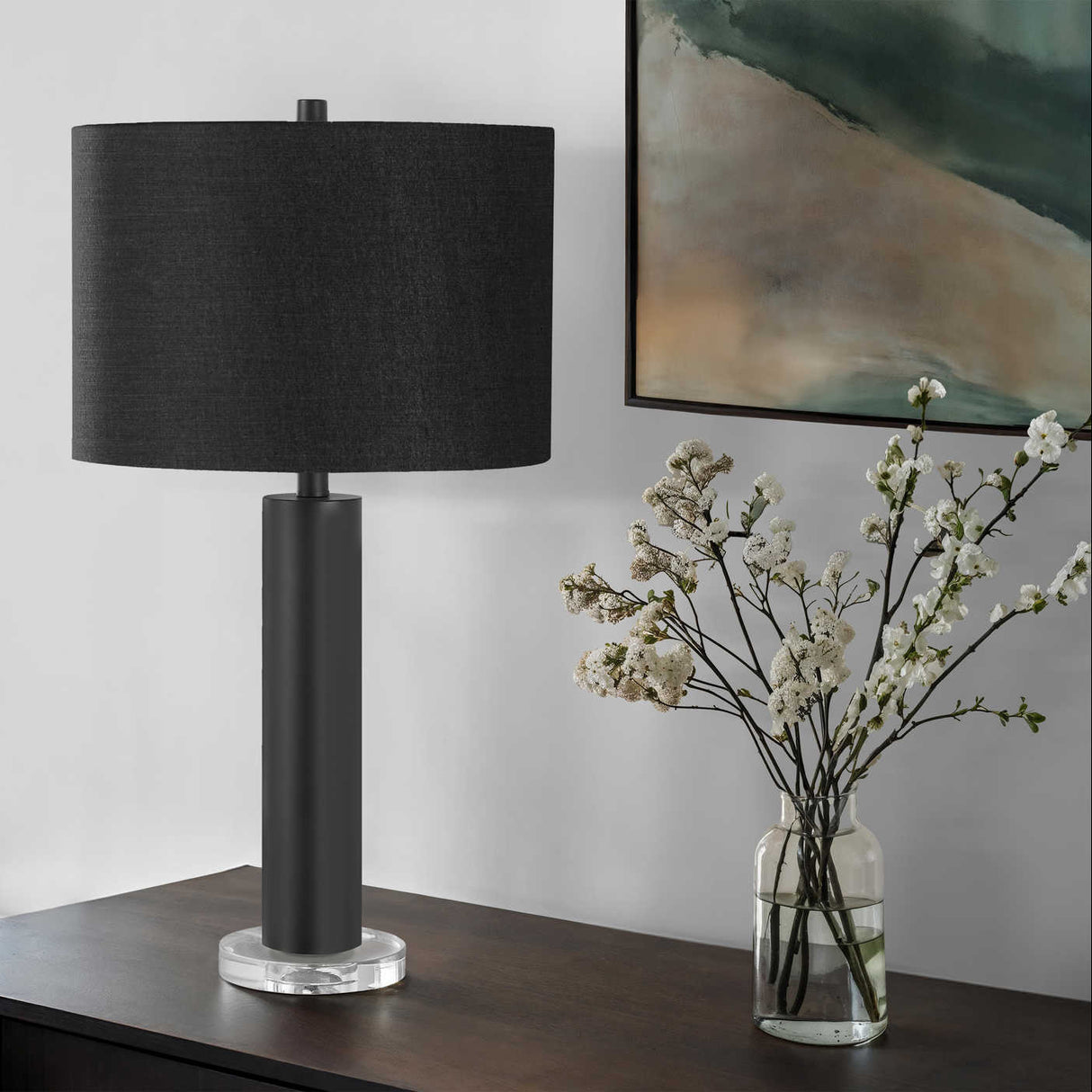 Lampe de table en métal 28 po - I 9657-9658