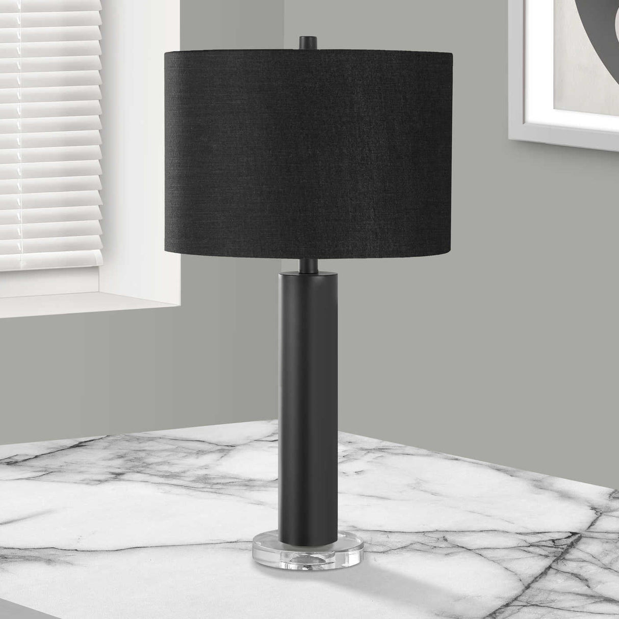 Lampe de table en métal 28 po - I 9657-9658