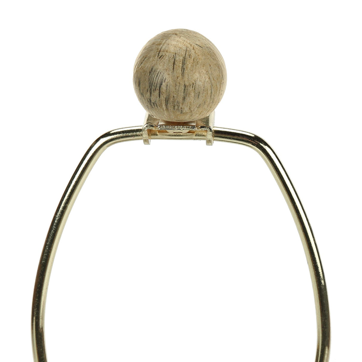 Lampe de table en résine brune texturée 25 po.