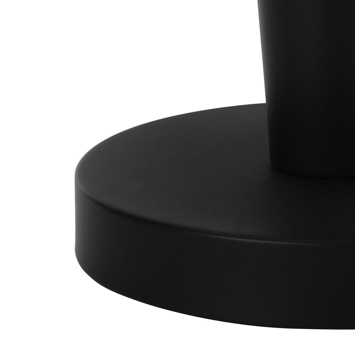 Ensemble de 2 lampes de table en métal noir 24 po.