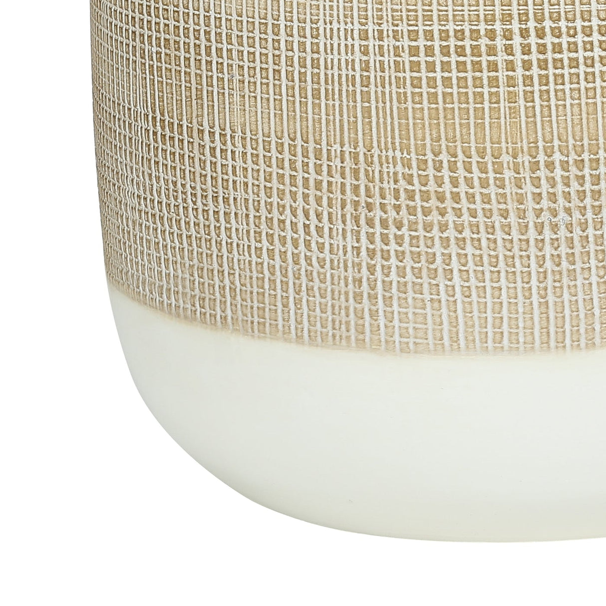Lampe de table en céramique crème 27 po.