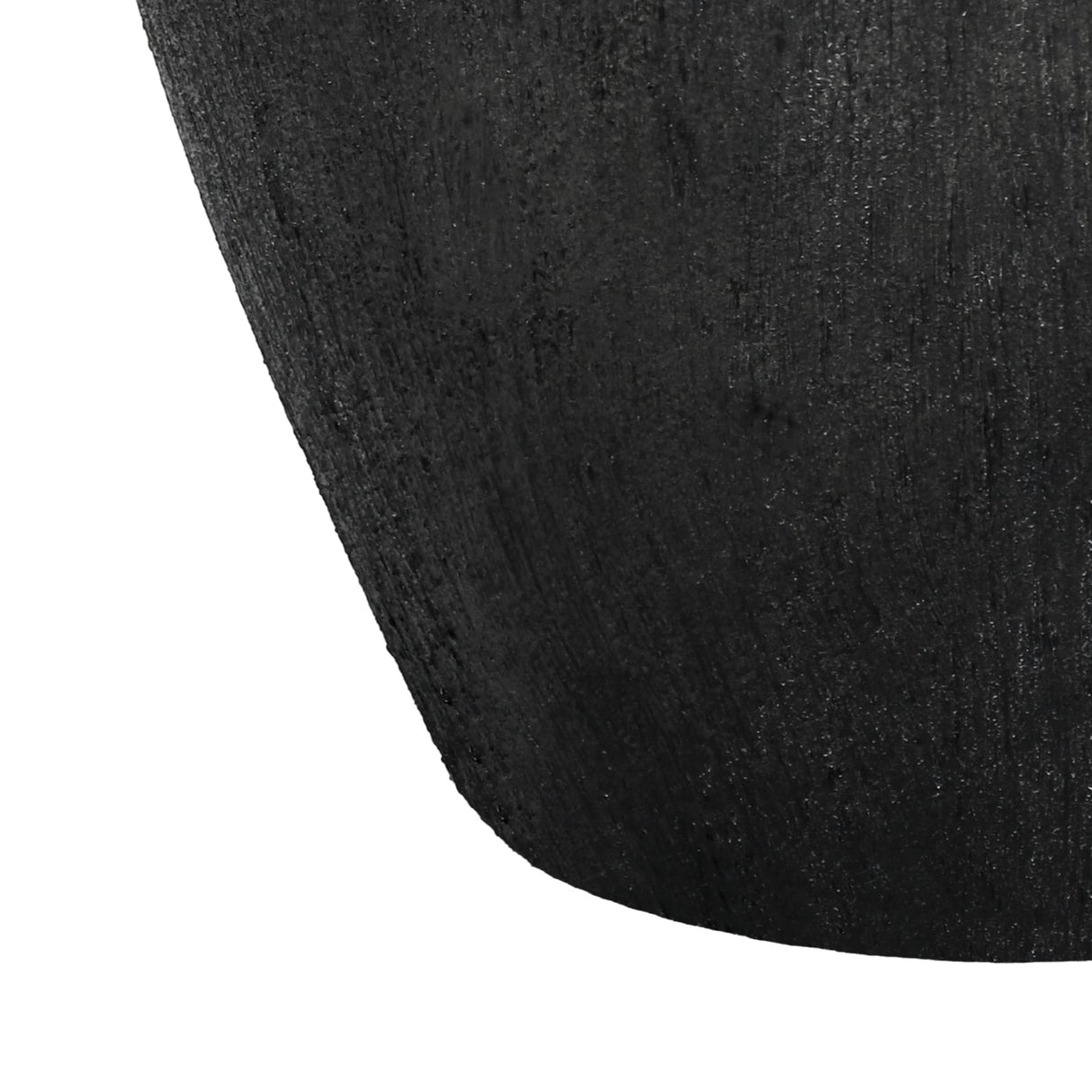 Lampe de table en céramique noire texturée 24 po.