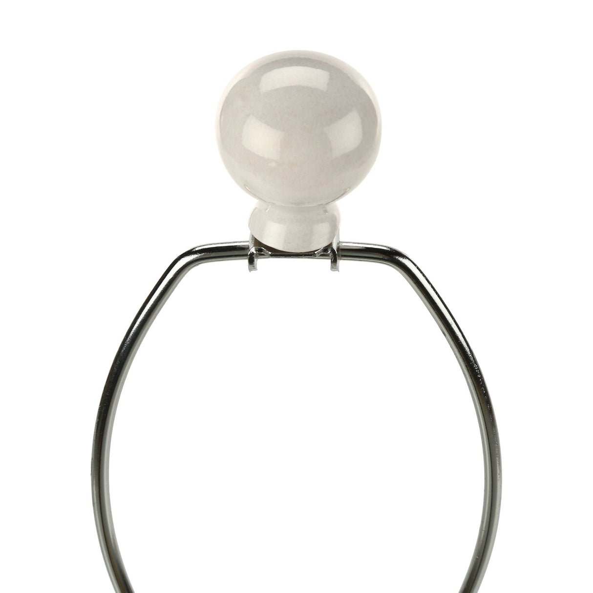 Lampe de table en céramique crème 33 po.