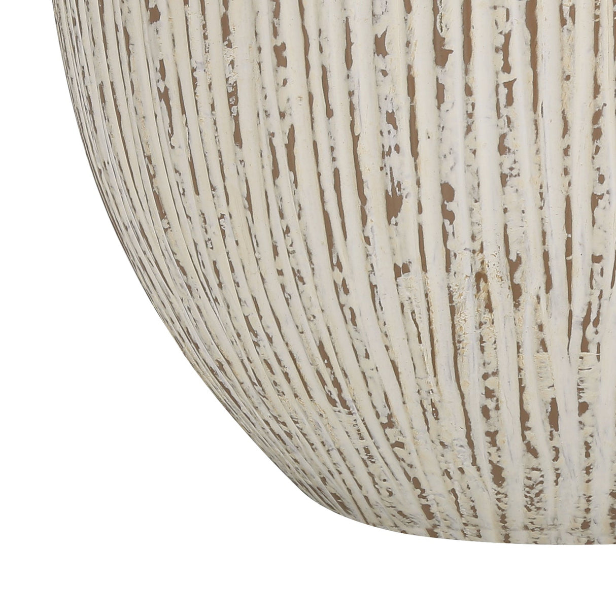 Lampe de table en céramique crème 26 po.