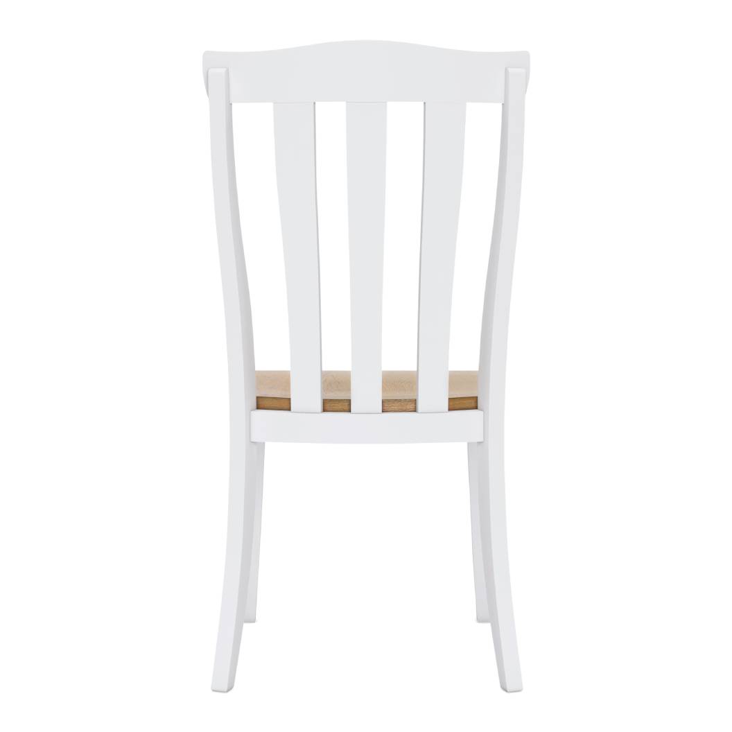 Ensemble de 2 chaises de salle à manger en bois bicolore - Ashbryn