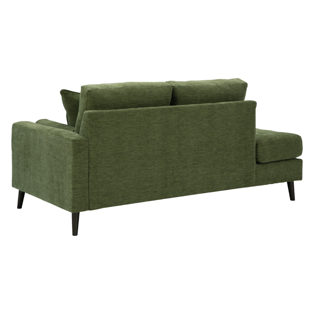 Chaise longue d'angle en tissu avec coussins - Bixler