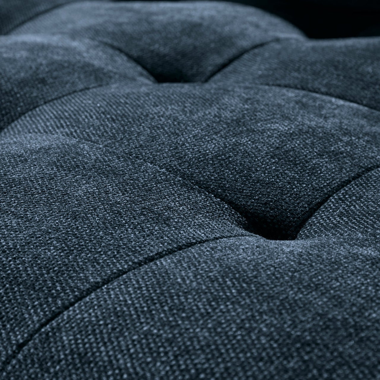 Causeuse en tissu avec coussins - Bixler