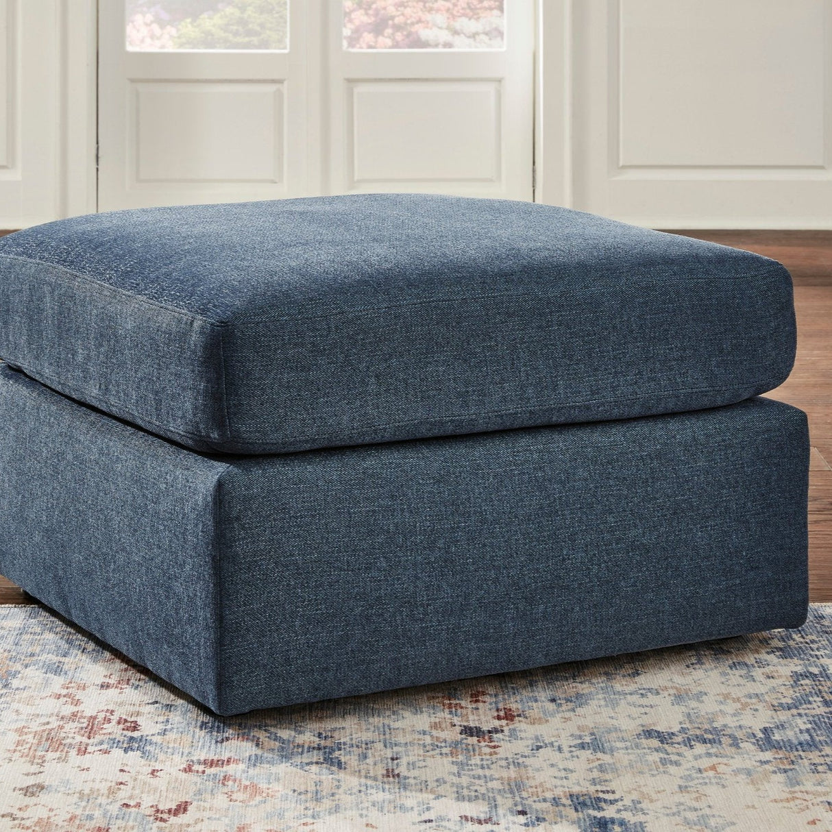 Ottoman surdimensionné en tissu - Modmax