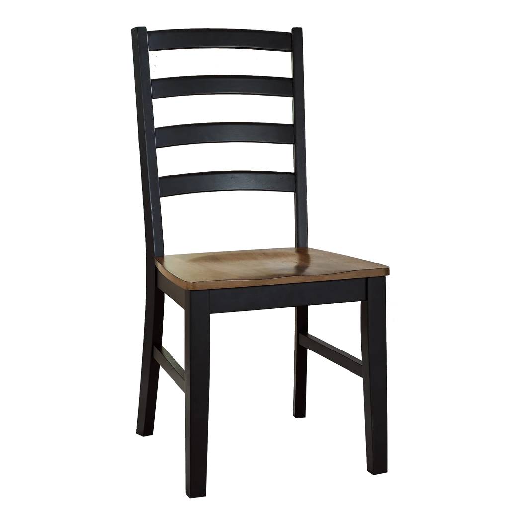 Ensemble de 2 chaises de salle à manger en bois bicolore - Wildenauer