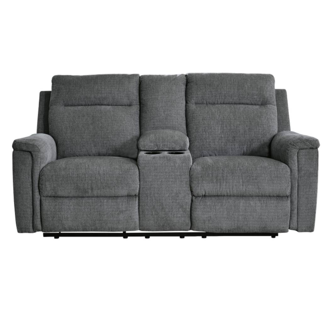 Causeuse motorisée en tissu gris foncé - Barnsana