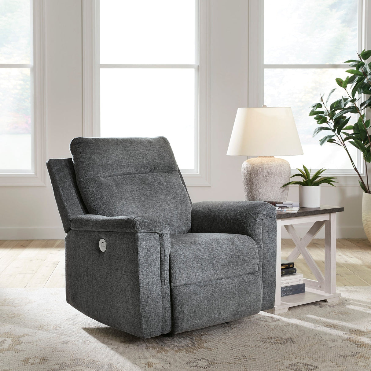 Fauteuil berçant et motorisé en tissu - Barnsana