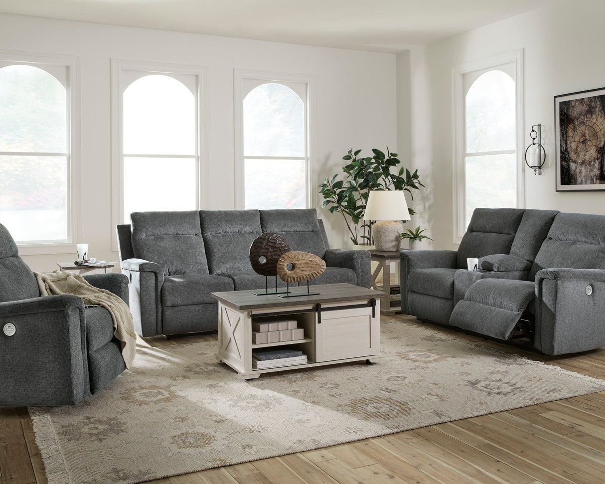 Fauteuil berçant et motorisé en tissu - Barnsana